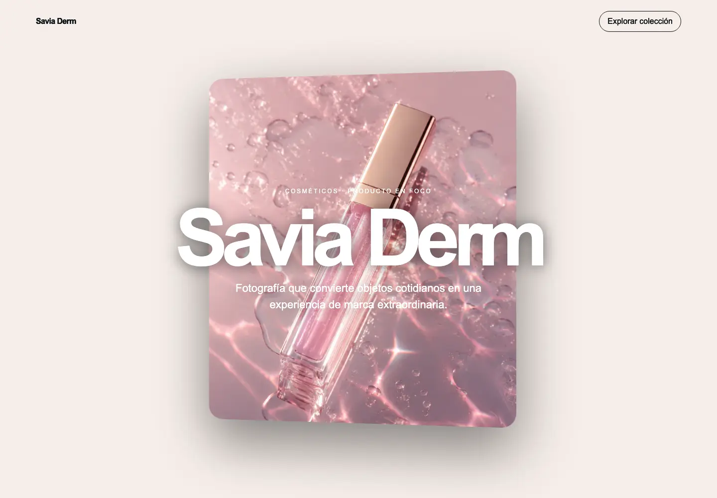 Savia Derm — 3D Scroll Cosmetics Store