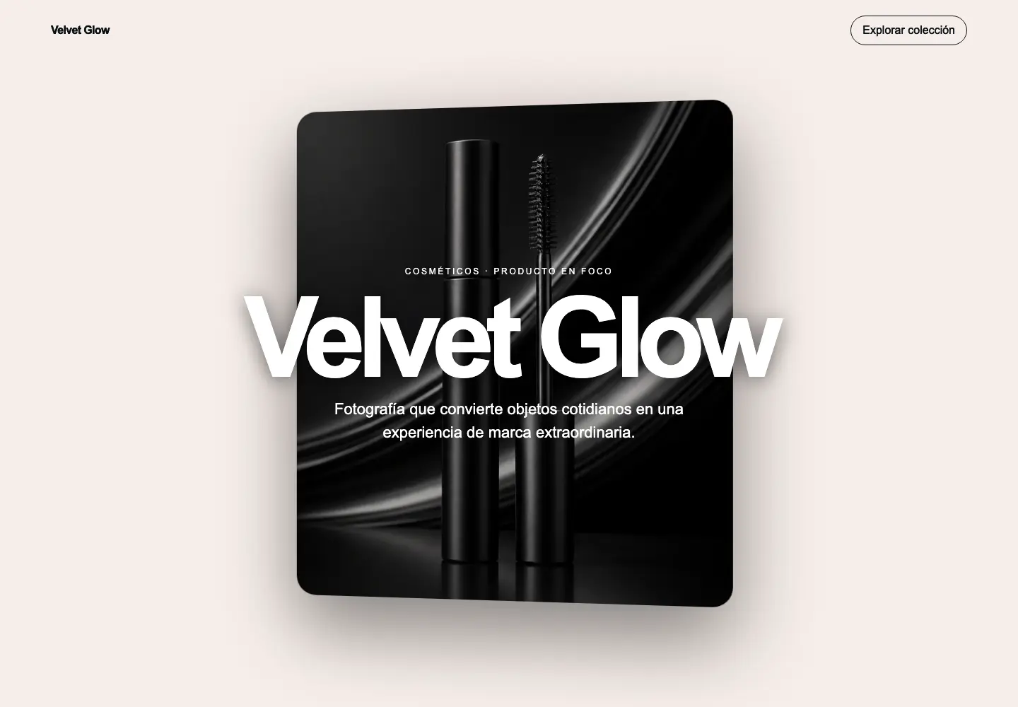 Velvet Glow — 3D Scroll Cosmetics Store