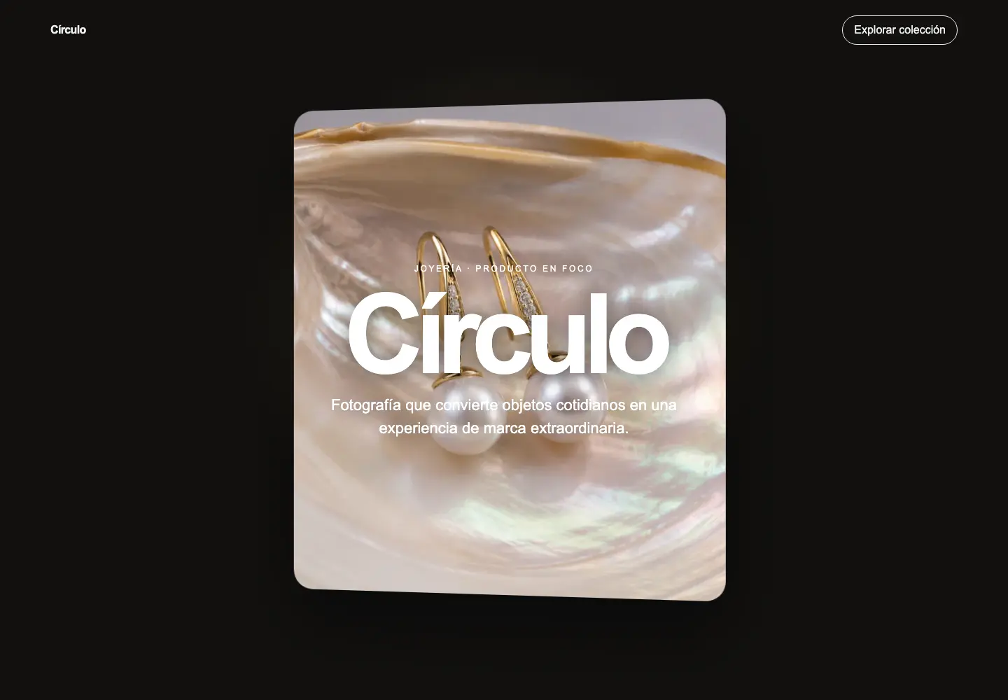 Círculo — 3D Scroll Jewelry Store