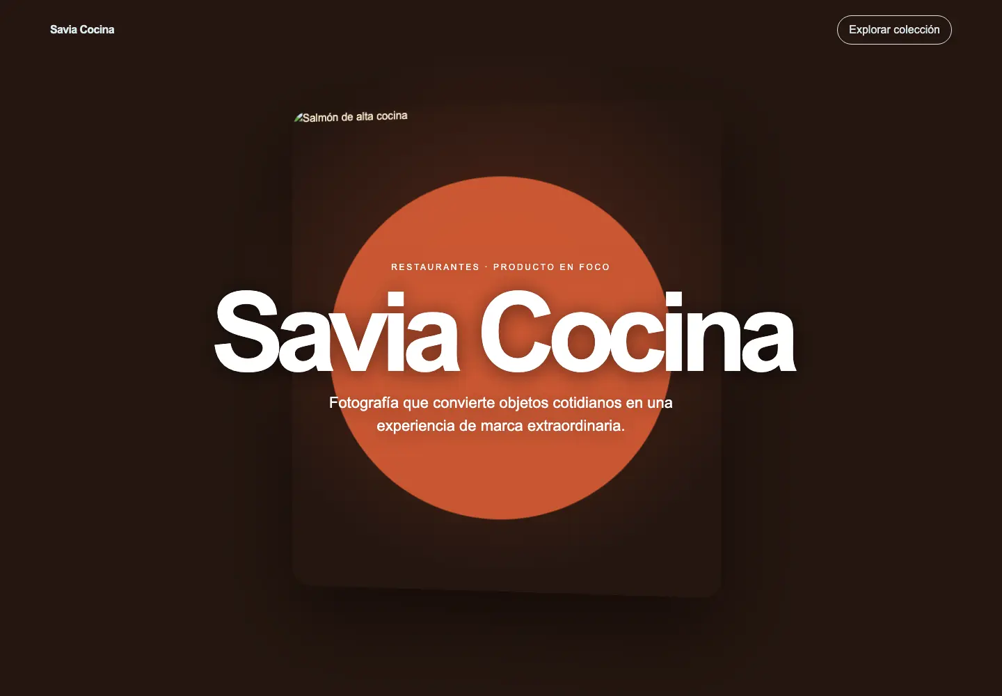 Savia Cocina — 3D Scroll Restaurants Store