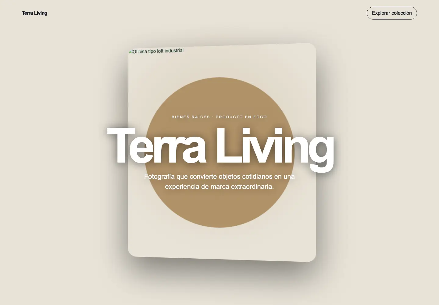 Terra Living — 3D Scroll Real Estate Store