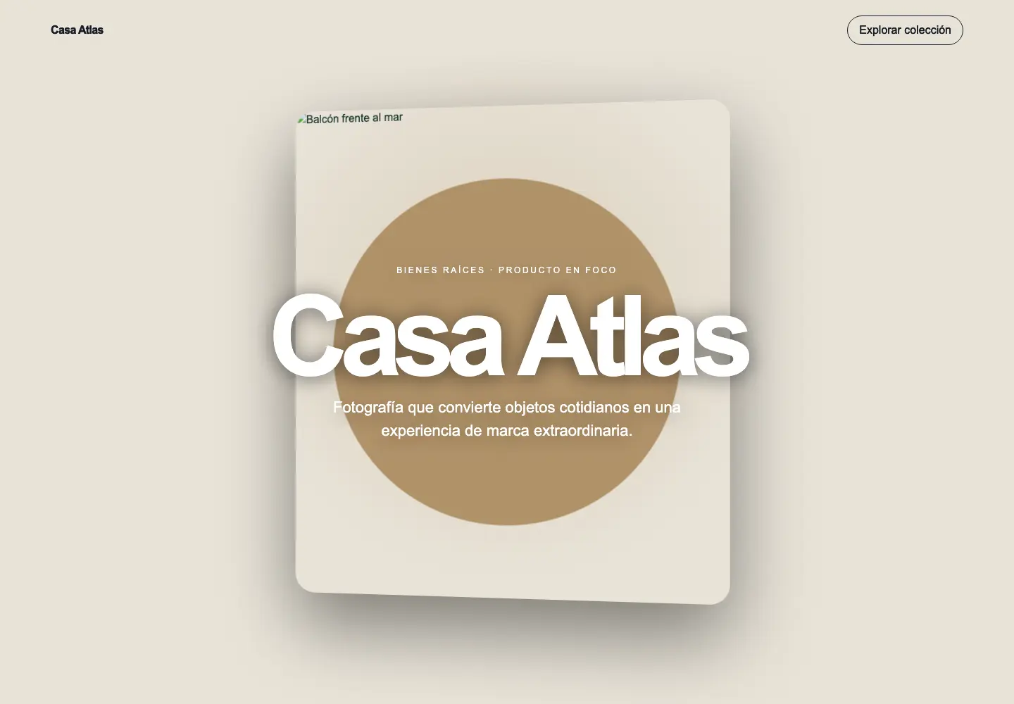 Casa Atlas — 3D Scroll Real Estate Store