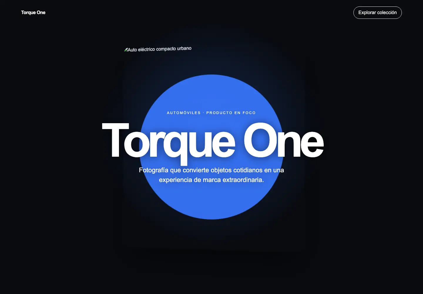 Torque One — 3D Scroll Automotive Store