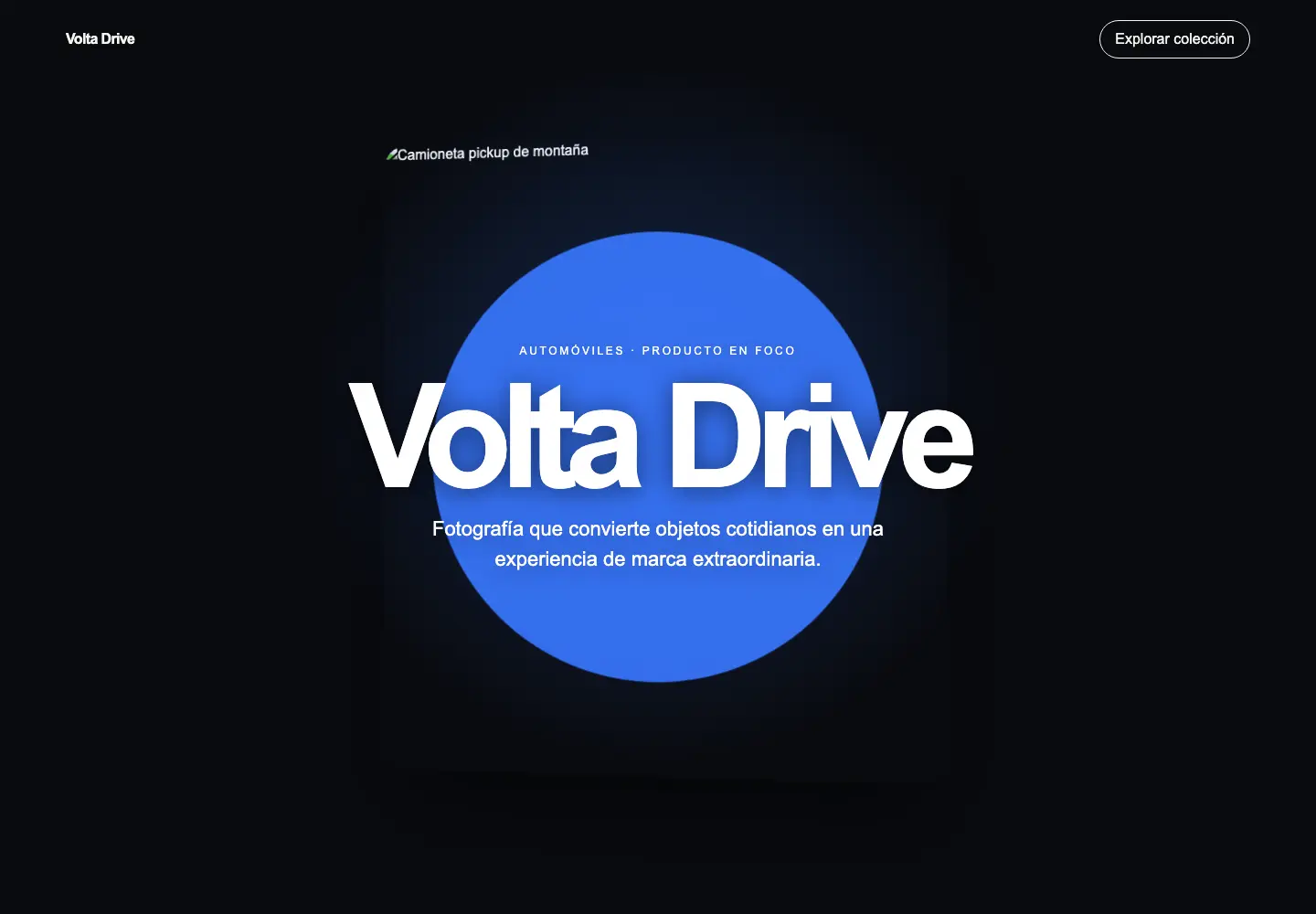 Volta Drive — 3D Scroll Automotive Store
