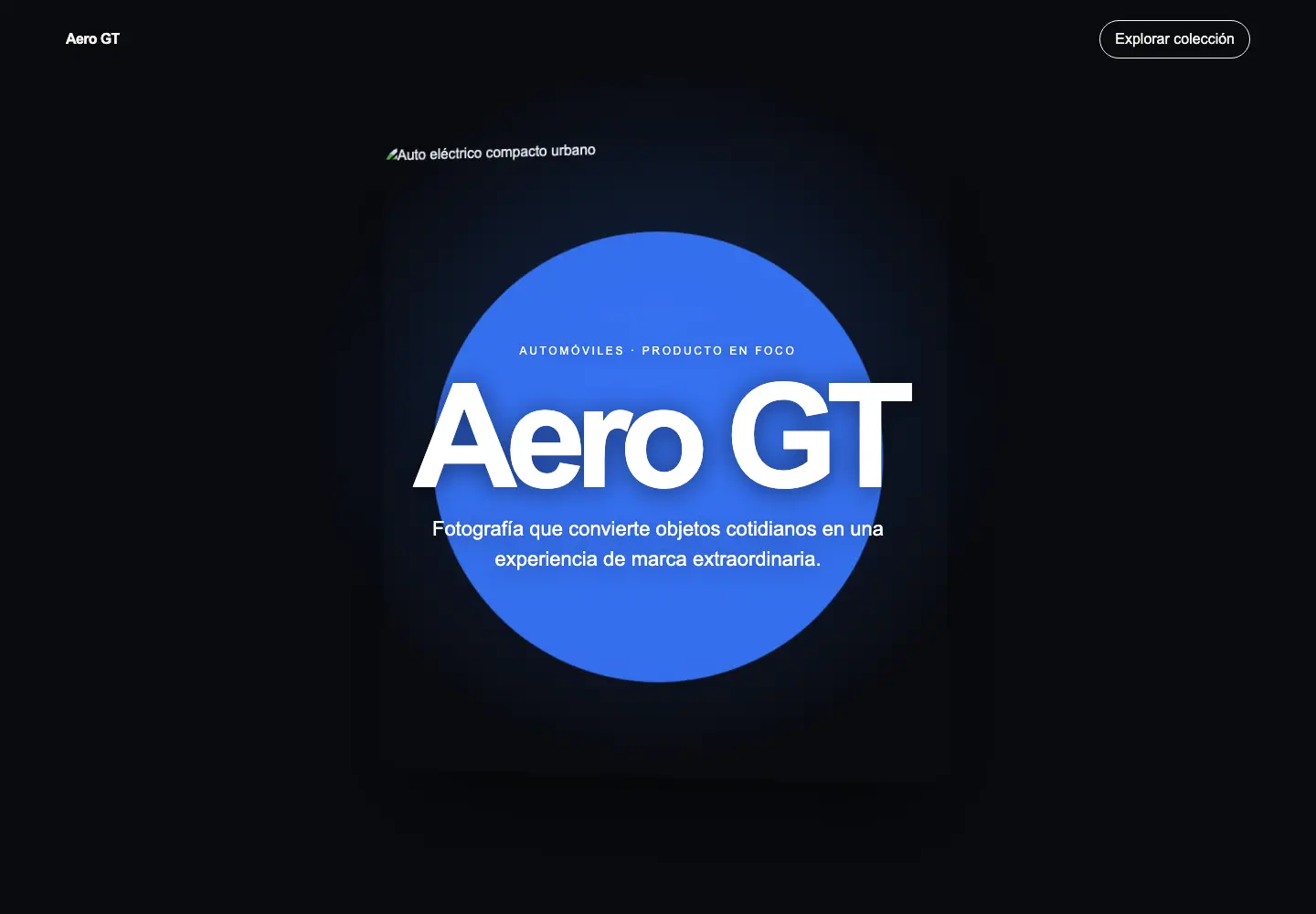 Aero GT — 3D Scroll Automotive Store