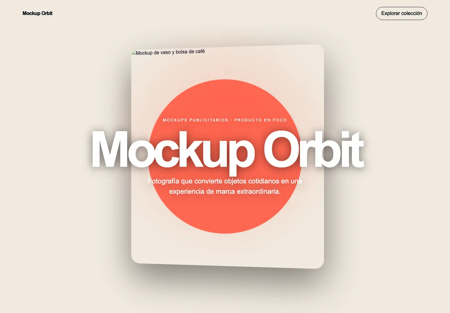 Mockup Orbit — 3D Scroll Advertising Mockups Store