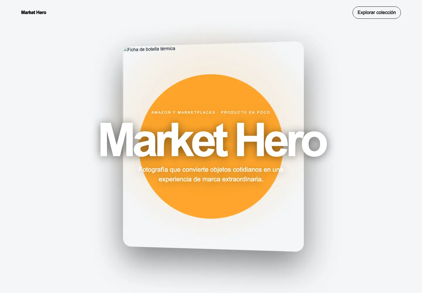 Market Hero — 3D Scroll Amazon & Marketplaces Store
