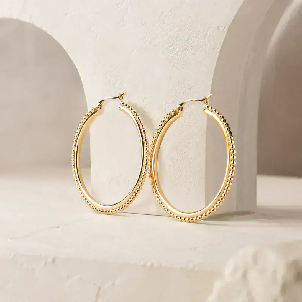 Minimal Gold Hoops