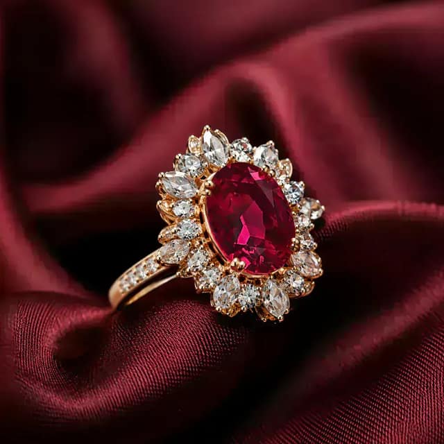 Ruby Cocktail Ring