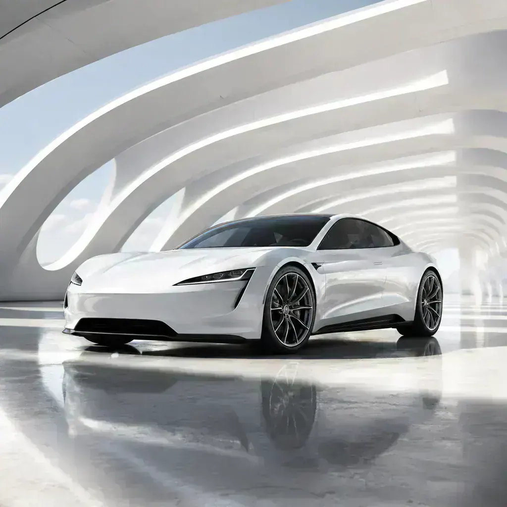 Futuristic Electric Coupe