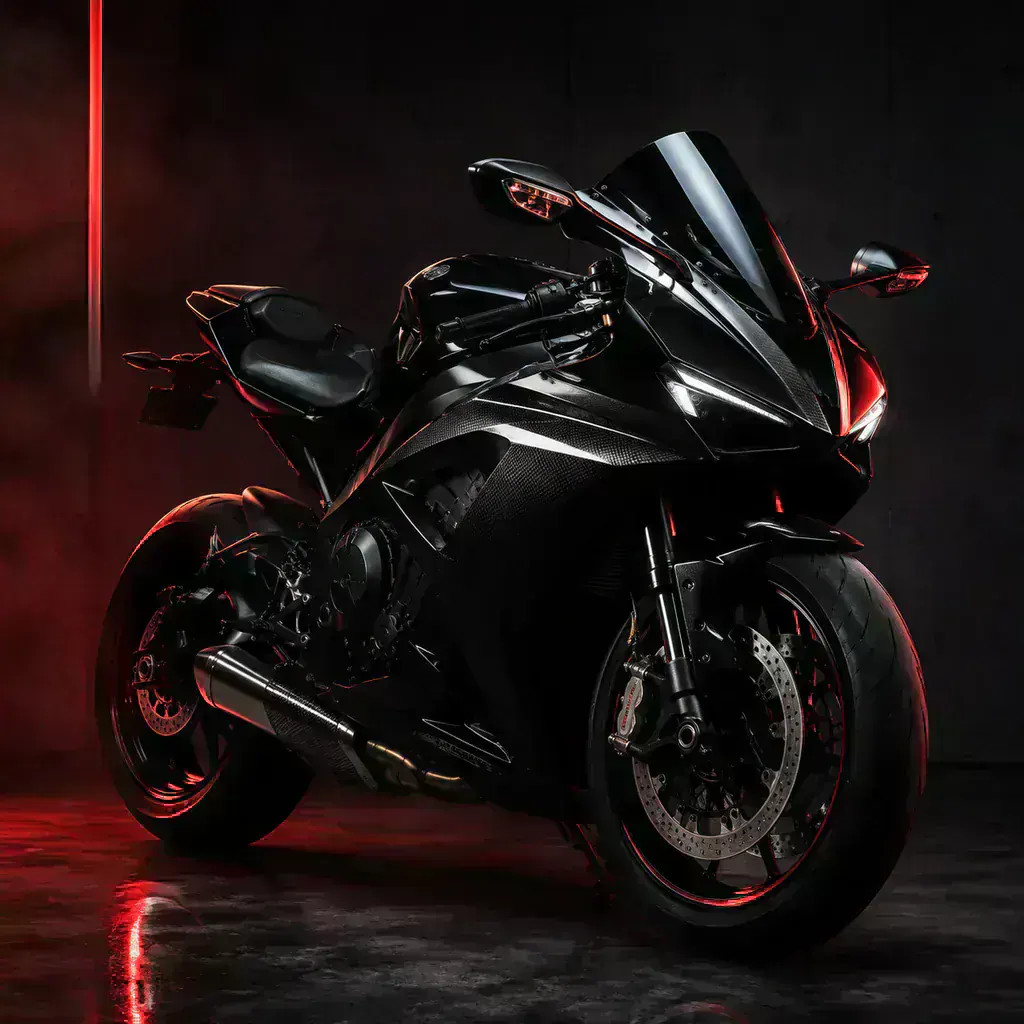 Noir Performance Motorcycle