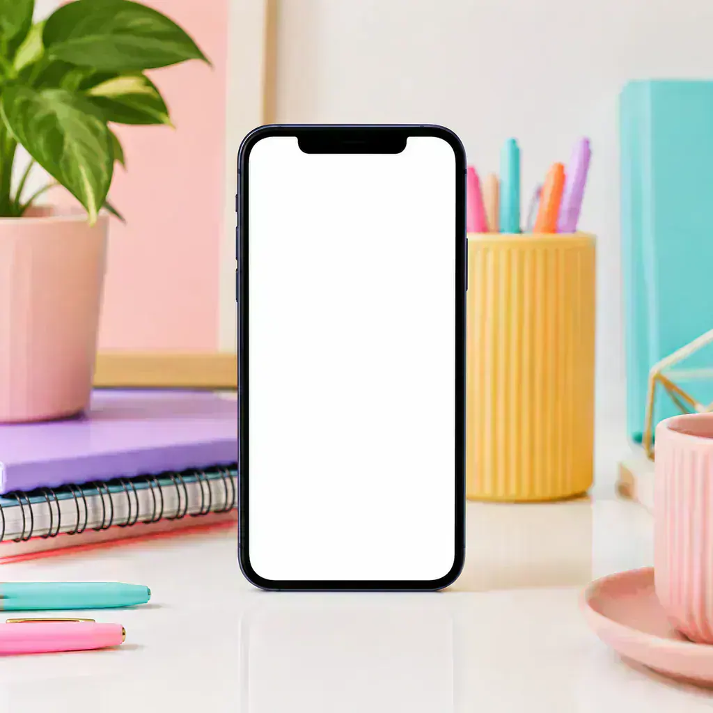 Social Media Phone Mockup