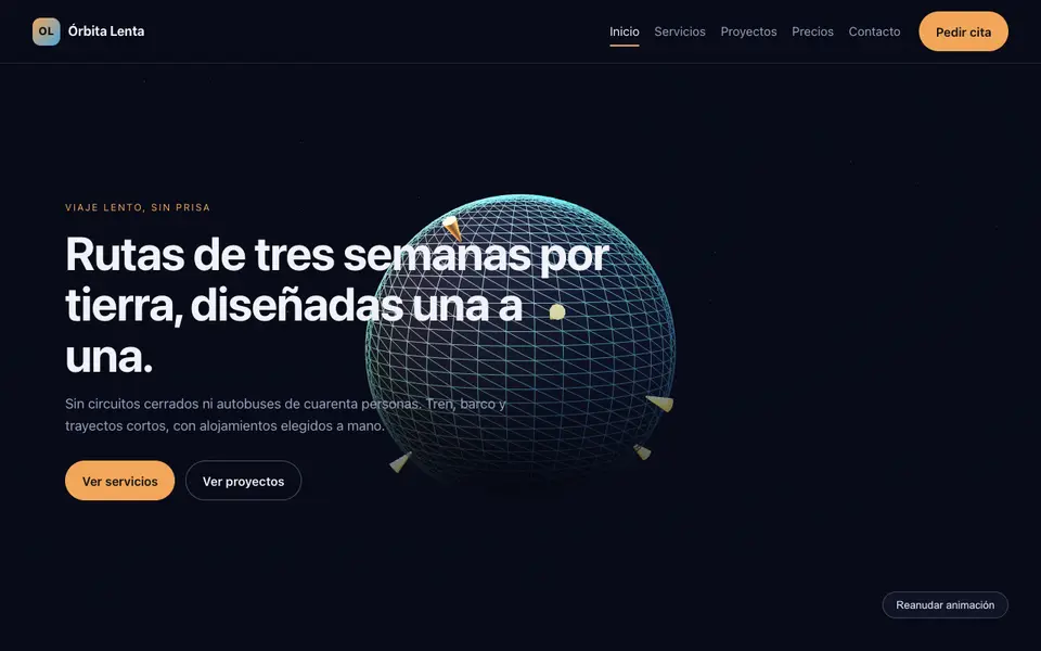 Órbita Lenta — 3D Viajes de larga duración