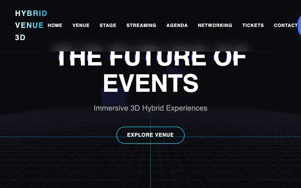 3D Hybrid Event with In-Person Integration and Synchronized Streaming