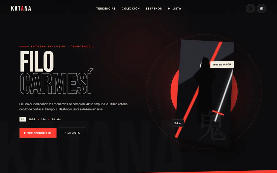 KATANA — 3D Anime Streaming