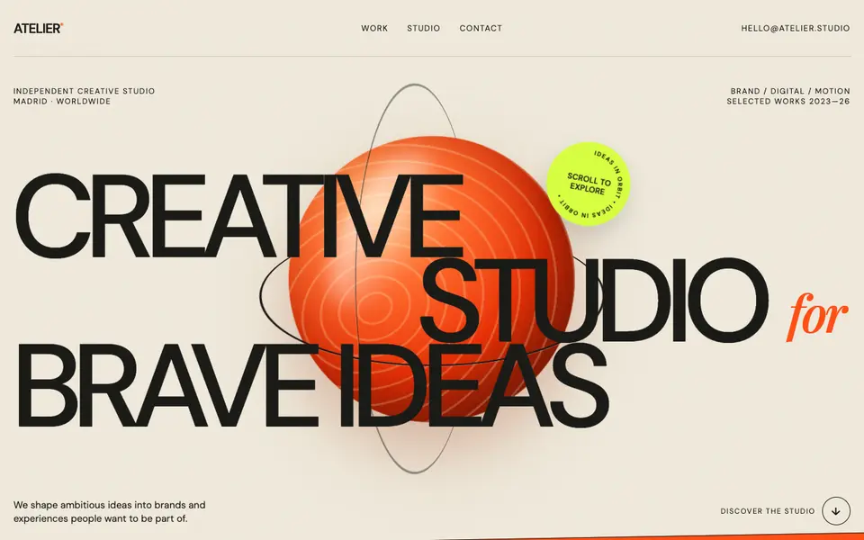 Atelier Creative Studio Portfolio