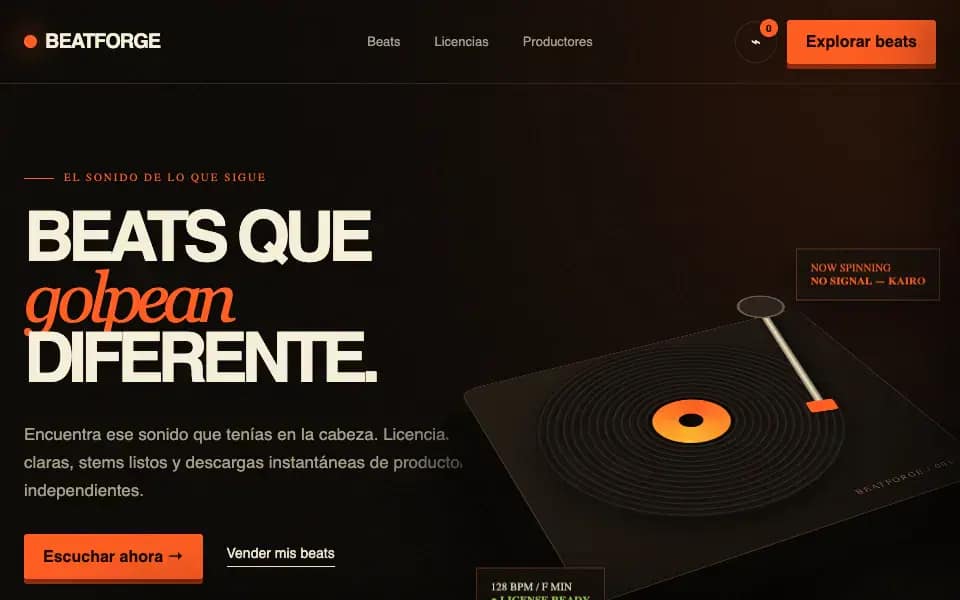 BeatForge — Creator marketplace
