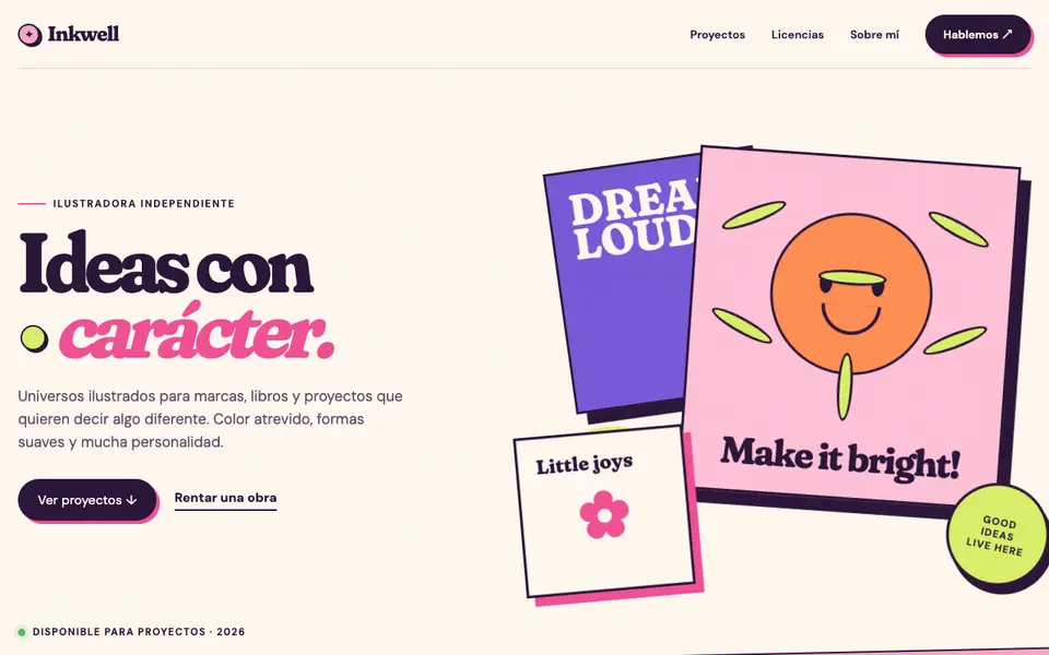 Inkwell — 3D Illustrator Portfolio