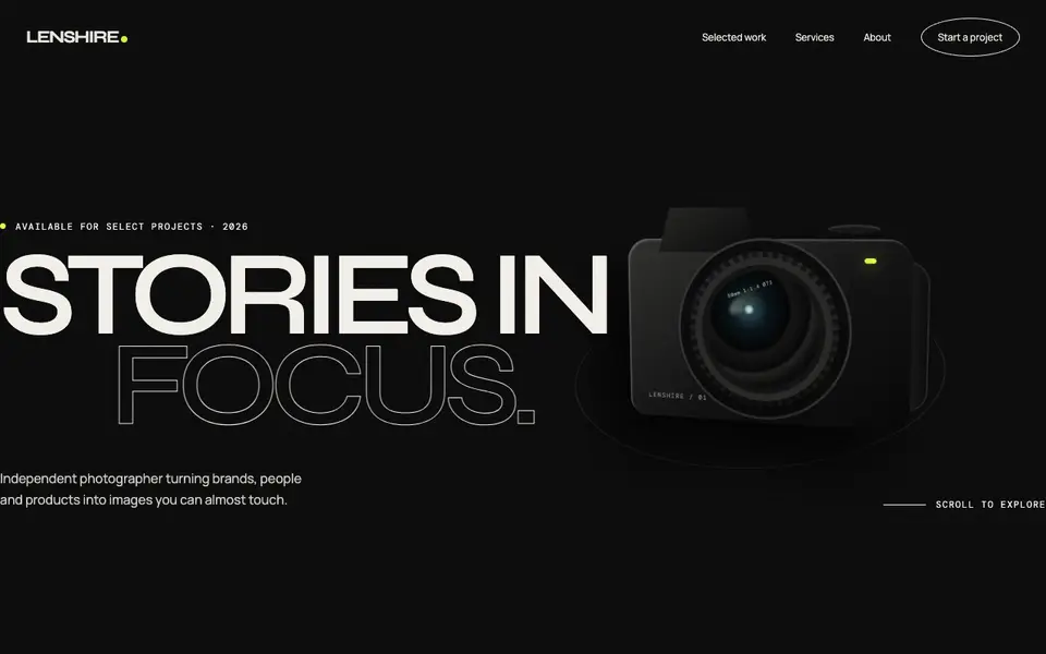LensHire — Freelance Photographer