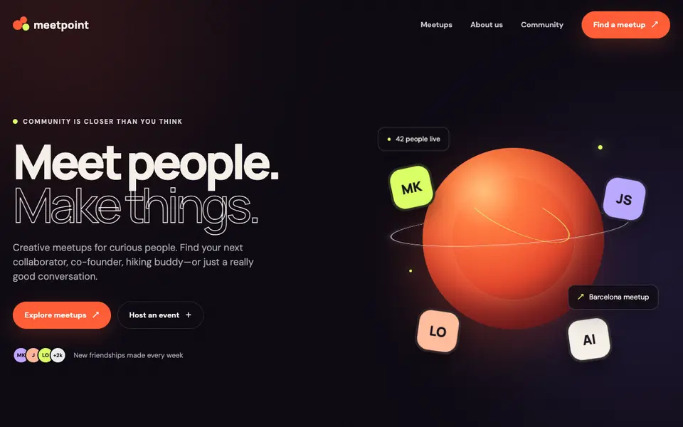 Meetpoint — Community Meetups