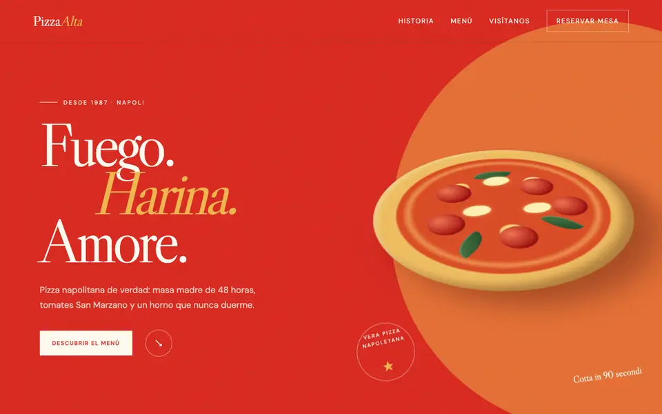 PizzaAlta — Neapolitan Pizzeria 3D