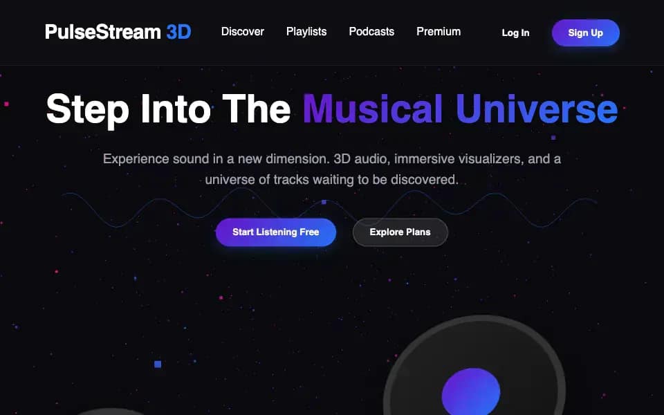 Spotify Clone — Home Page