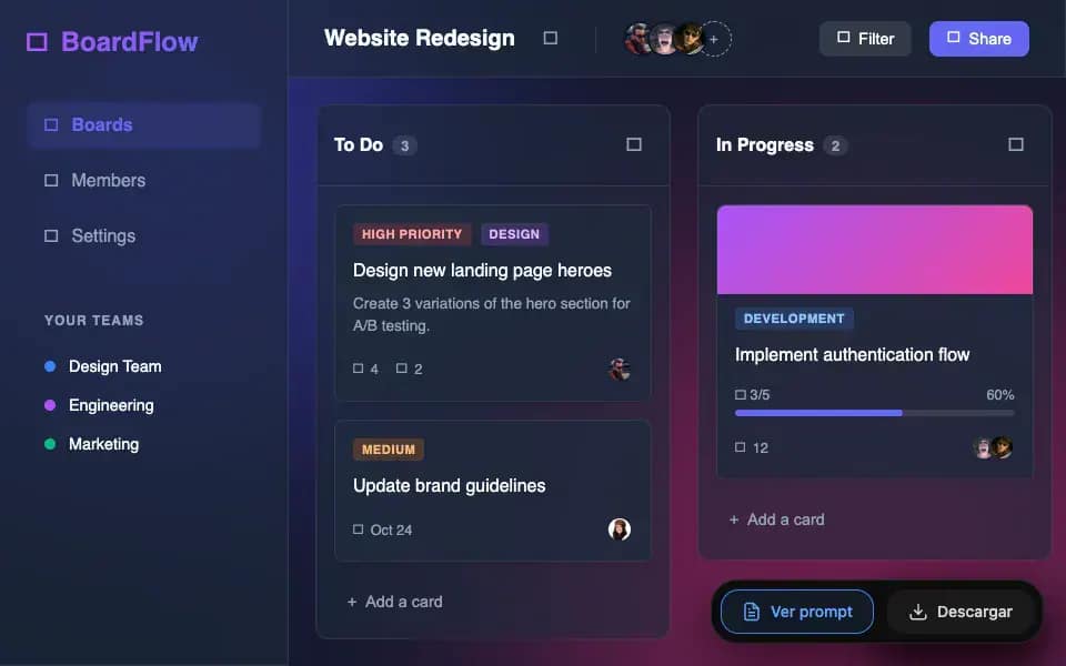 Trello Clone — Kanban Boards
