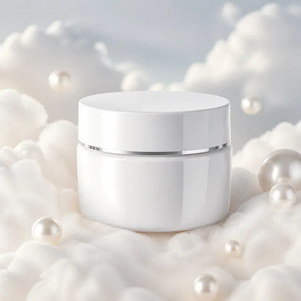 Crema hidratante entre nubes