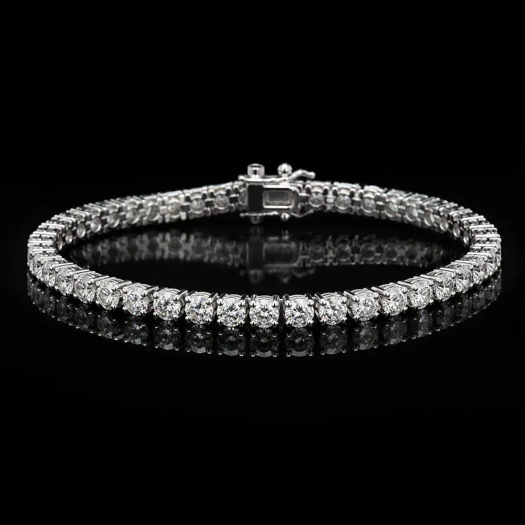 Pulsera de tenis con diamantes