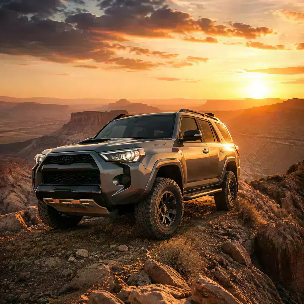 SUV todoterreno en el desierto