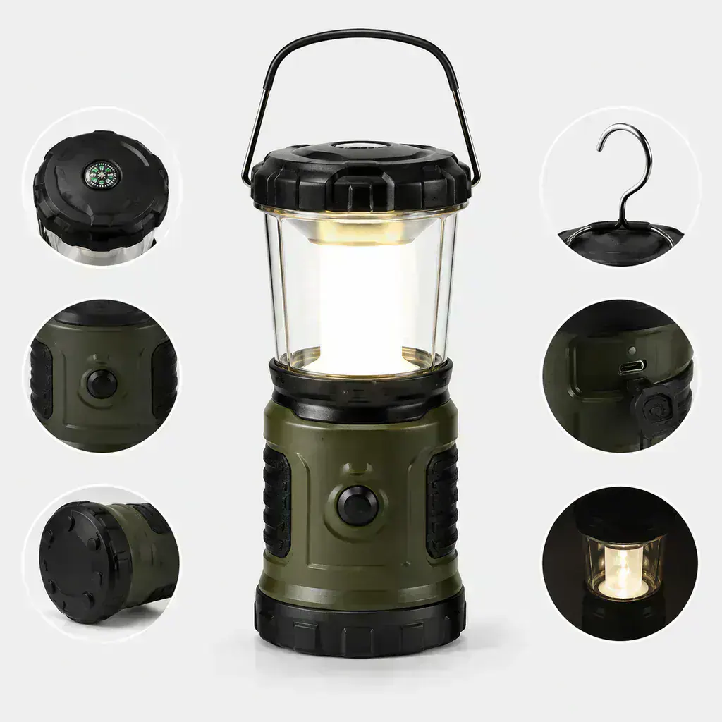 Características de lámpara de camping
